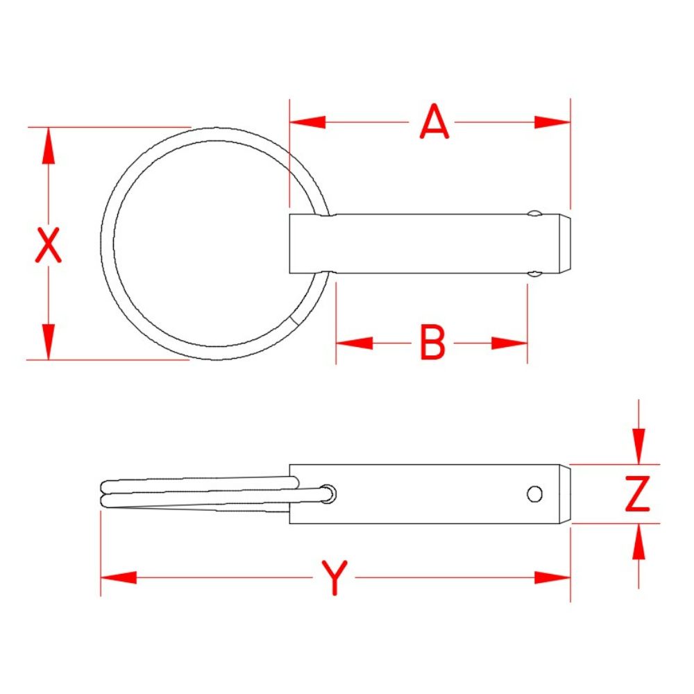 Suncor Stainles Steel Quick Pin Grip