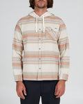Salty Crew Outskirts Flannel Hooded Woven Shirt