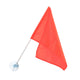 Seachoice Heavy-Duty Nylon Orange Ski Flag w/ 24-in. Pole