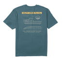 Salty Crew  Boat Shop Classic Short Sleeve Hydro / Medium