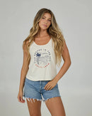 Salty Crew  Fireworks Classic Tank Off White / Small