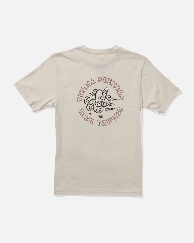 Salty Crew  Good Vibes Boys Short Sleeve Tee Bone / Small