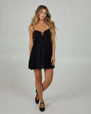 Salty Crew  High Tide Dress Black / Medium