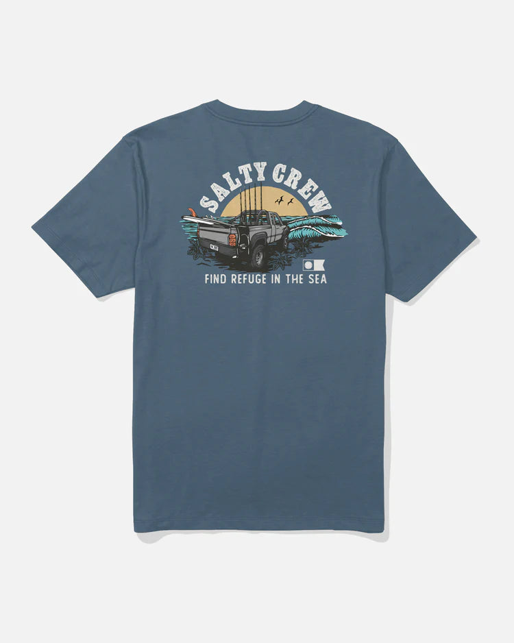 Salty Crew  Lifted Boys Short Sleeve Tee Slate / Medium