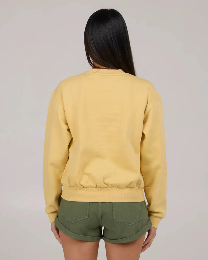 Salty Crew  Queen Palm Crew Dusty Gold / Small