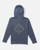 Salty Crew  Tippet Boys Hood Tech Tee Hydro / Small