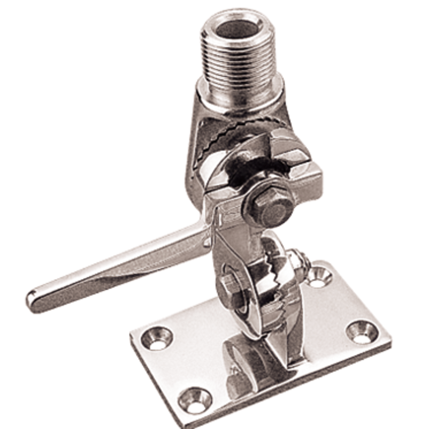 Sea Dog Stainless Steel Heavy Duty Antenna Base Deck Mount