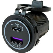 Sea Dog Power Socket without Light USB 3.0 & USB-C
