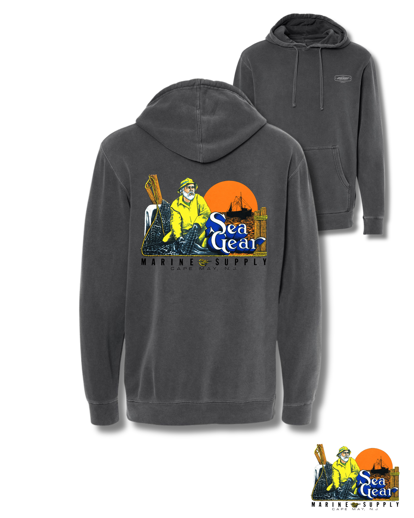 Sea Gear Apparel - Old Man Hoodie Mens