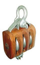 Sea Link Wood Rope Block W/ Swivel hook