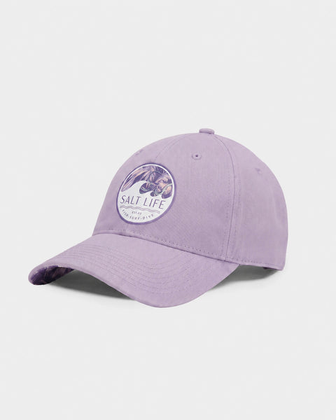 Salt Life - Octopalms 5 Panel Unstructured Hat - OS / PLVD