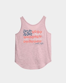 Salt Life - Coastal Glory Scoop Neck Cotton Poly Slub Tank CHP
