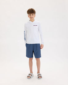 Salt Life - Tuna Tournament Youth LS Hood UVapor SLX White