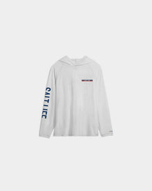Salt Life - Tuna Tournament Youth LS Hood UVapor SLX White