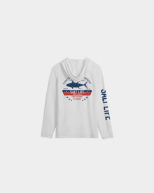 Salt Life - Tuna Tournament Youth LS Hood UVapor SLX White