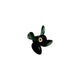Solas 151314319 Amita 4 Aluminum 4-Blade Propeller For Mercury