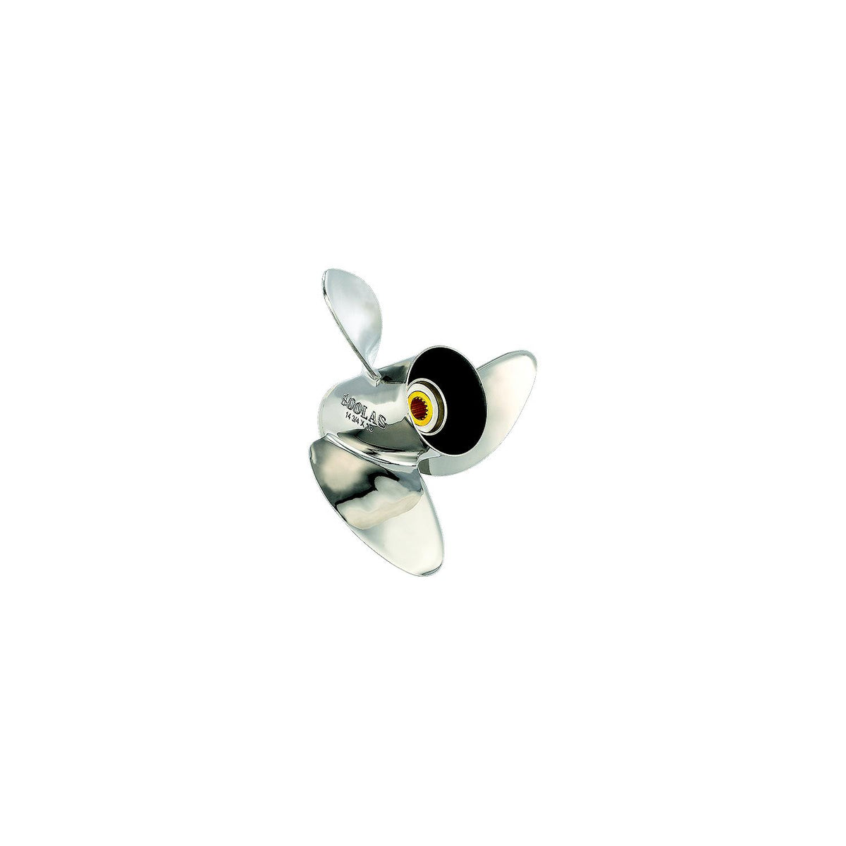 Solas 3451-139-17 HR Titan Stainless Steel 3-Blade Propeller For Yamaha