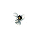 Solas 143113317 New Saturn Stainless Steel 3-Blade Propeller For Mercury