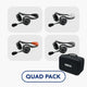 Sena Nautitalk Bosun Yachting Mesh Intercom Headset Quad Pack