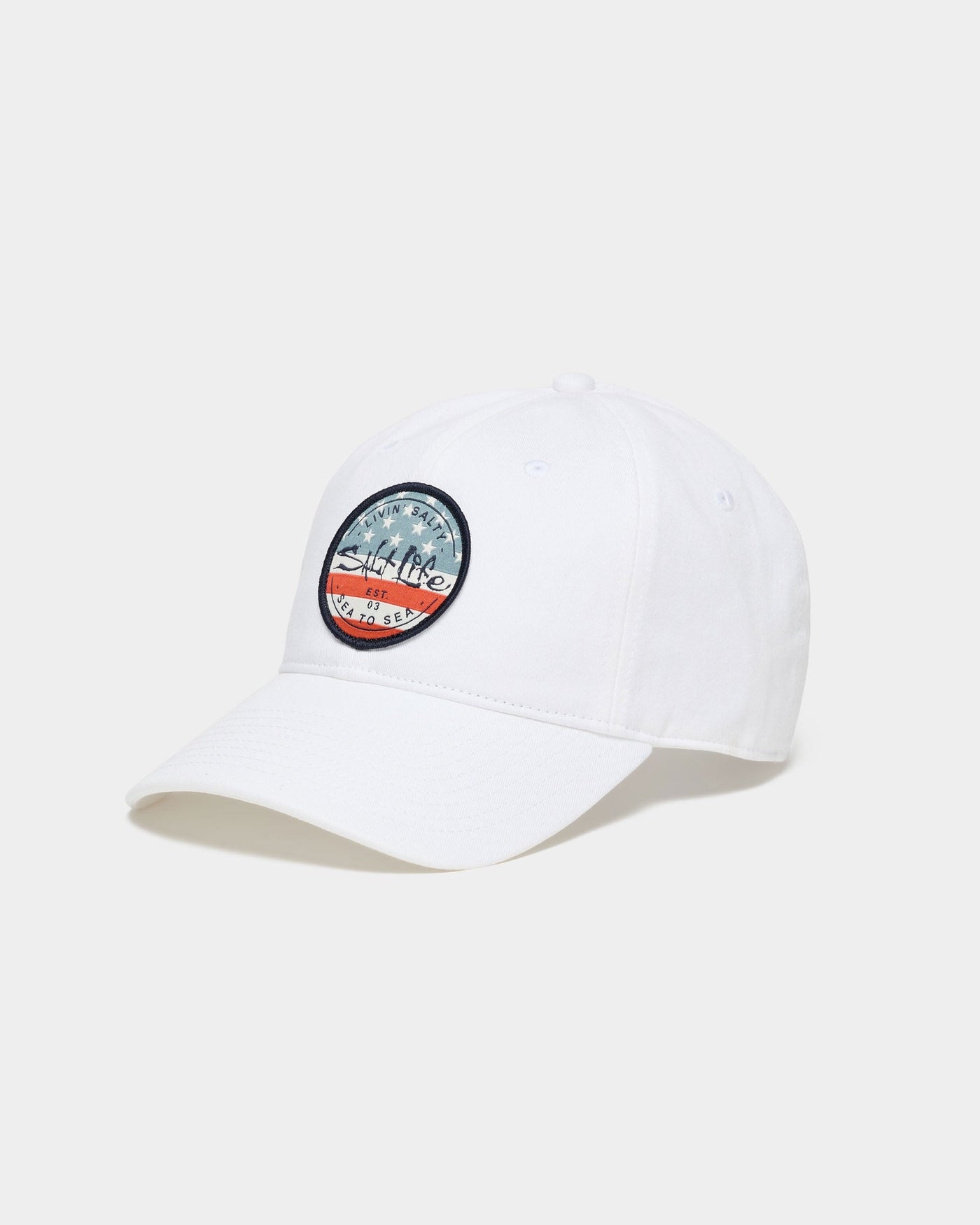 Salt Life - Sea Stars  Stripes 6 Panel Unstuctured Hat