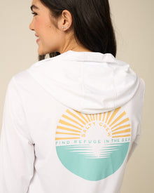 Salty Crew - Beach Club Hooded Sunshirt 75435009W