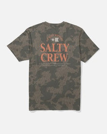 Salty Crew - Label Crew Tee 25035342