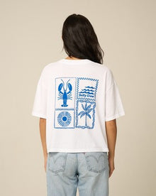 Salty Crew - Quilted Skimmer Tee 25035319W