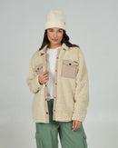 Salty Crew Calm Seas Shacket Natural / Large