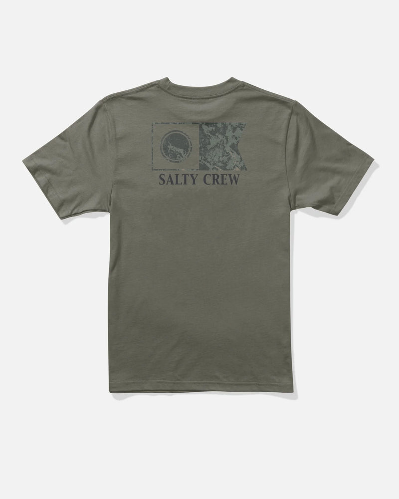 Salty Crew Flagship Fill SS Tee Dusty Olive / 2X-Large