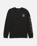 Salty Crew Simple Fade LS Tee Black / 2X-Large