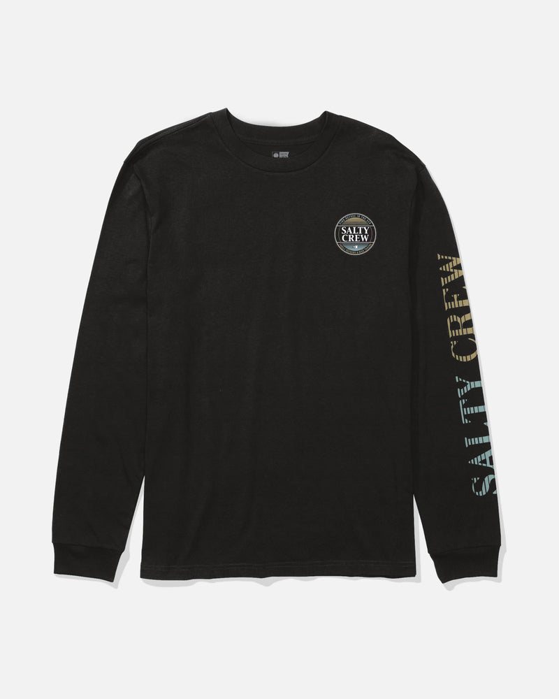 Salty Crew Simple Fade LS Tee Black / 2X-Large