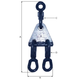 Blue Line Tri-Swivel