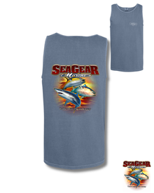 Sea Gear Apparel - 3 Fish Unisex Jersey Tank Top
