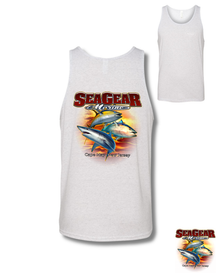 Sea Gear Apparel - 3 Fish Unisex Jersey Tank Top