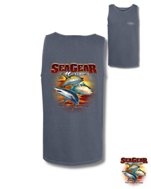 Sea Gear Apparel - 3 Fish Unisex Jersey Tank Top