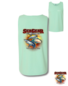 Sea Gear Apparel - 3 Fish Unisex Jersey Tank Top