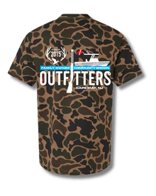 Sea Gear Apparel - Outfitters EST 2015 Logo Camo Short Sleeve T-Shirt