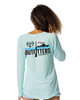 Sea Gear Apparel - Outfitters EST 2015 Logo Women's Sun Shirt