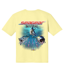 Sea Gear Apparel - Sea Gear Outfitters Sport Multi Fish Short Sleeve Sun Shirt