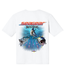Sea Gear Apparel - Sea Gear Outfitters Sport Multi Fish Short Sleeve Sun Shirt