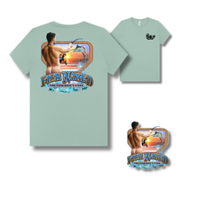 Sea Gear Apparel - Fish Naked Man HW Unisex Short Sleeve Ring Spun Tee