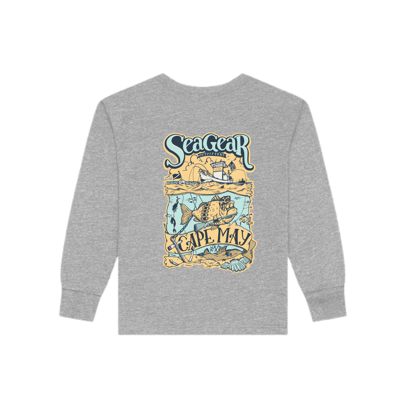 Sea Gear Grumpy Fish Long Sleeve Toddler