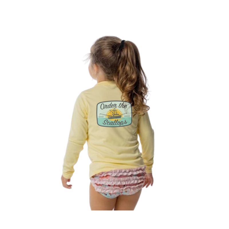 Sea Gear Order The Scallops Toodler Long-Sleeve Sunshirt