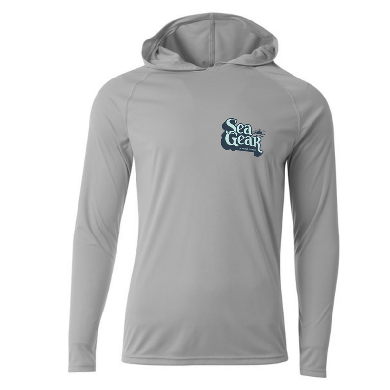 Sea Gear Order The Scallops Youth Sun Long Sleeve Hooded T-Shirt