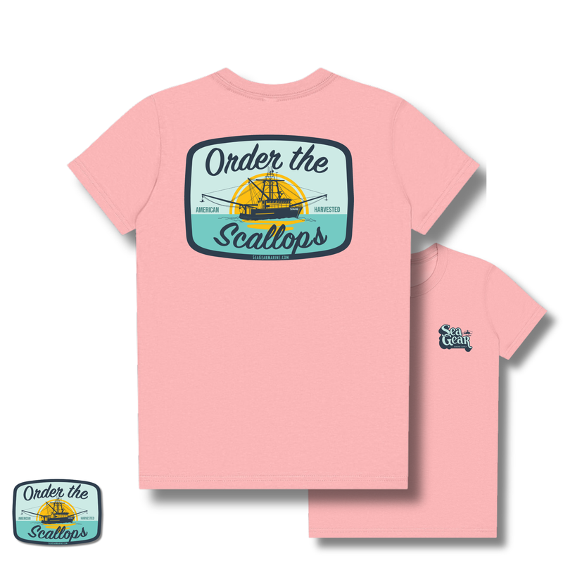 Sea Gear Order The Scallops Youth Jersey T-Shirt