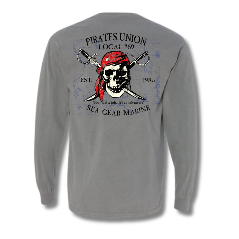 Sea Gear Pirate Union Mens Long Sleeve