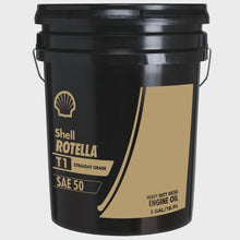 Shell Oil - Rotella T1 Straight Grade Motor Oil 50W Conventional Heavy Duty Diesel