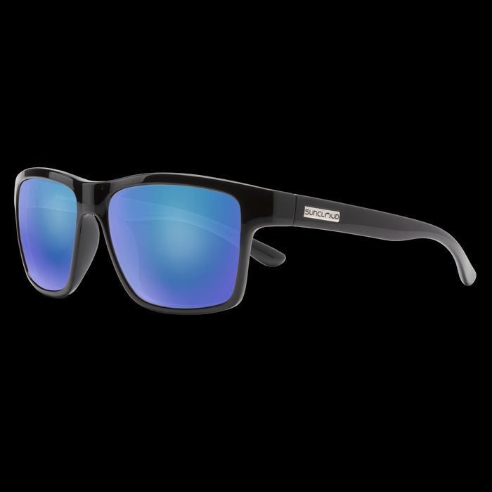 Suncloud A-Team Sunglasses Black / Blue Polarized