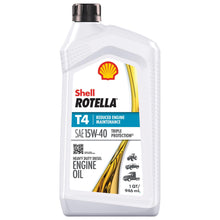 Shell Oil - Rotella T4 Triple Protection 15W-40 Heavy Duty Diesel Engine Oil