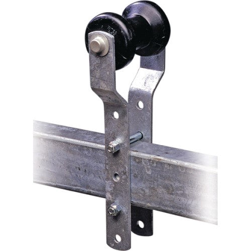 Tie Down Engineering Hot Dipped Galvanized Keel Roller Assembly with Rubber Roller